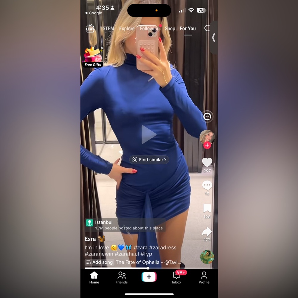 Zara Royal Blue Garment
